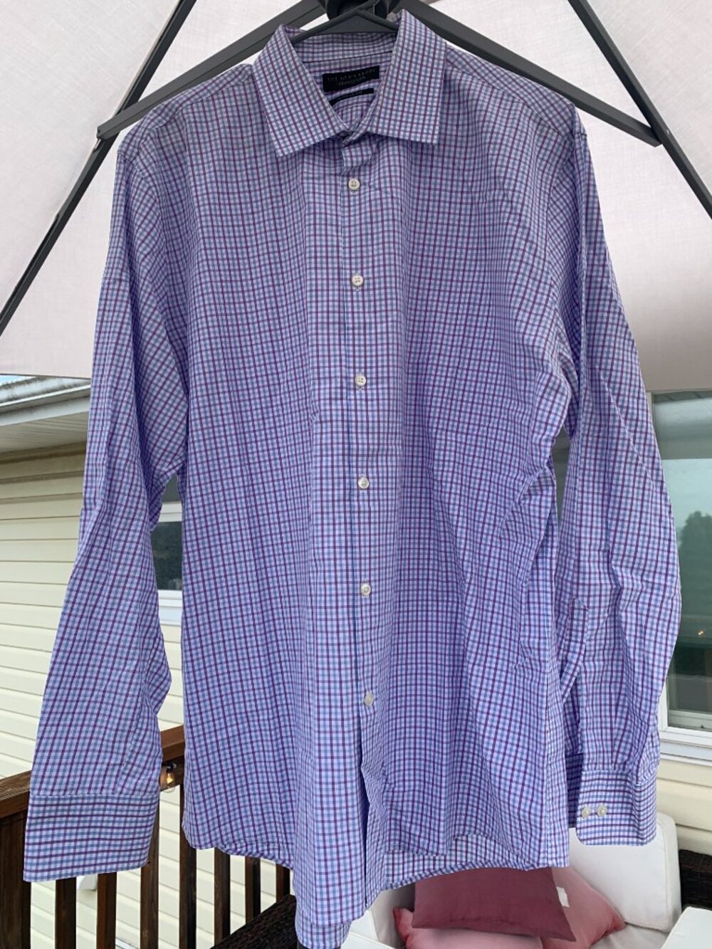 Bloomingdale's Regular Fit Check Dress Shirt